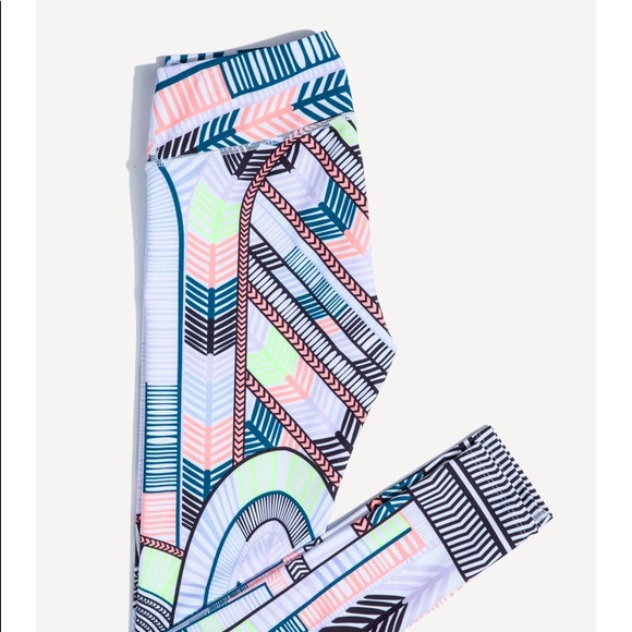 Mara Hoffman Voyager Neon Leggings / Tights - Picture 8 of 8